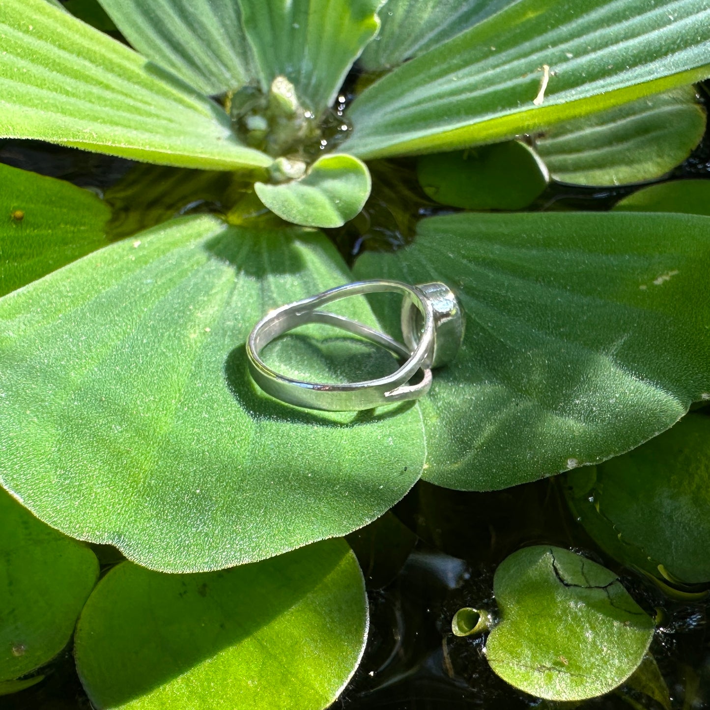Tourmaline green ring